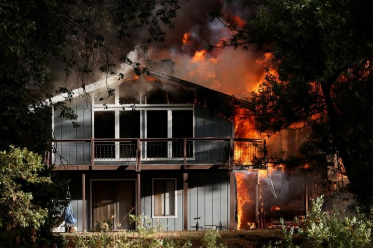 Thousands of people have been evacuated due to large-scale wildfires in Northern California