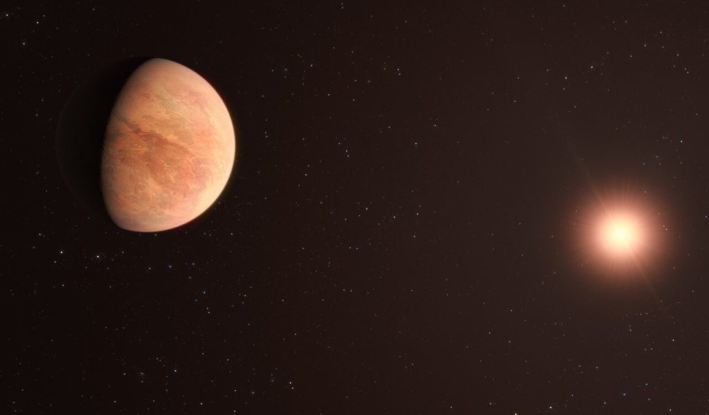 A super-Earth-type planet has been discovered near a nearby star that may be life-threatening