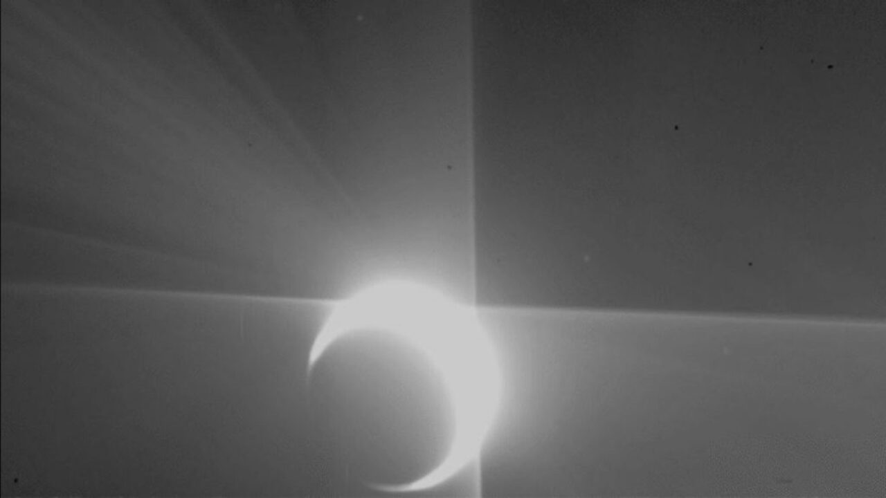 While flying over Venus, the spacecraft took an impressive video