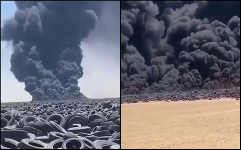 “This is a global environmental catastrophe” – Kuwait burns the world’s largest tire dump