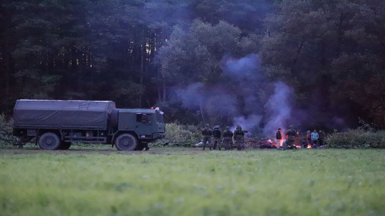 Poland sent an army to protect the Belarusian border