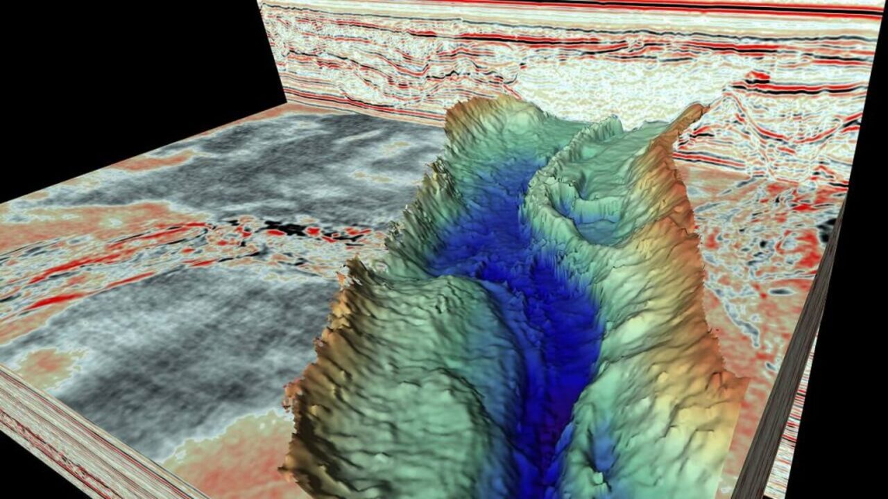 An ancient landscape of the Ice Age has been discovered beneath the seabed of the North Sea