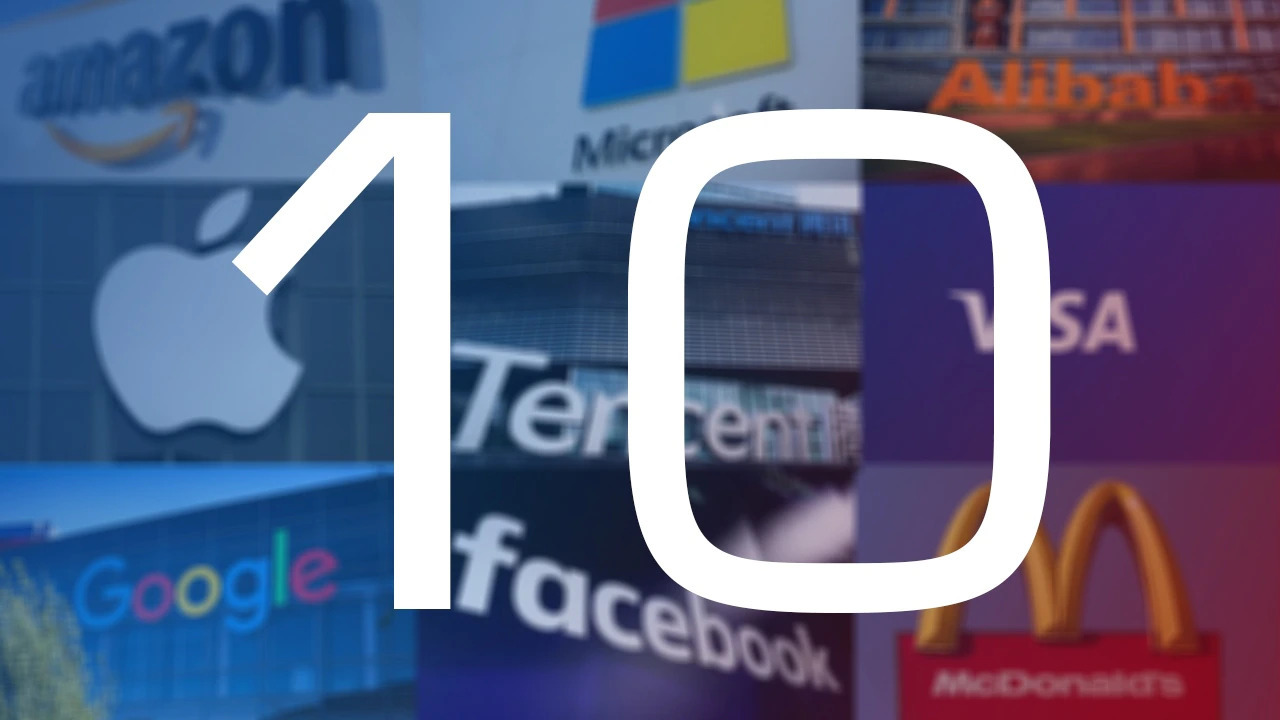 American brands still lead the way in technology, while China has overtaken Europe