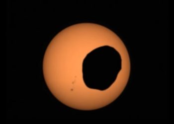NASA’s rover filmed a solar eclipse on Mars