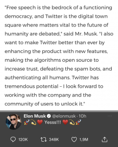 Elon Musk becomes 100% owner of Twitter