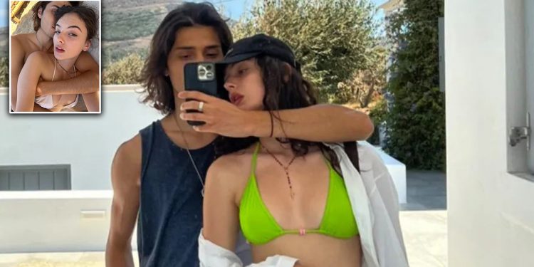 Deva Cassel, the 17-year-old daughter of Monica Bellucci, is spending the holidays with her boyfriend Deva Cassel, the 17-year-old daughter of Monica Bellucci, is spending the holidays with her boyfriend