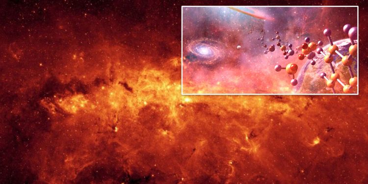 RNA-based building materials for life have been detected at the center of our galaxy RNA-based building materials for life have been detected at the center of our galaxy