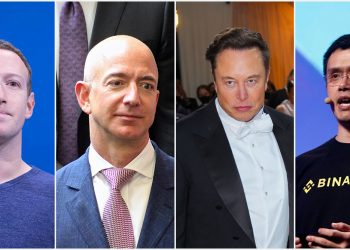 The wealth of the world’s richest people decreased by .4 trillion this year