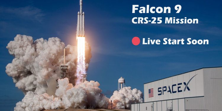 CRS-25 Mission – A live webcast of this mission will begin about 20 minutes prior to liftoff. CRS-25 Mission – A live webcast of this mission will begin about 20 minutes prior to liftoff.