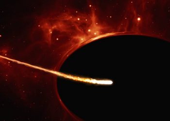 Astronomers observed how a black hole swallowed a star