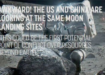 The US and China are targeting the same landing sites on the moon