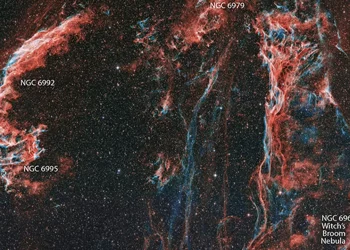 The Veil Nebula is best hunted down under a dark, transparent and moonless night