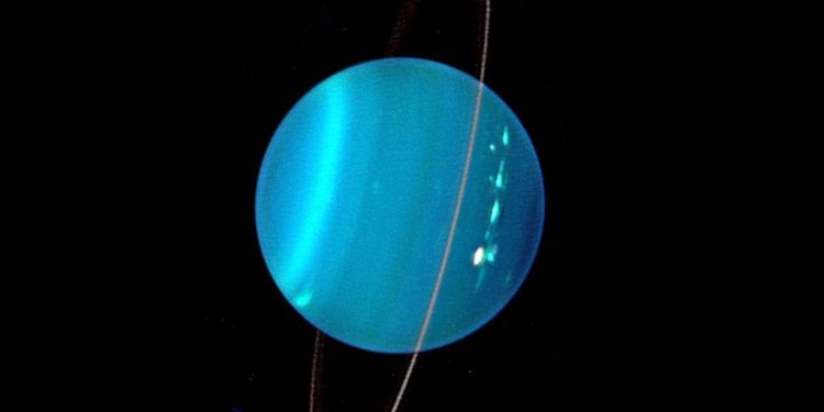 The reason for the strange, extreme tilt of Uranus is probably certain The reason for the strange, extreme tilt of Uranus is probably certain