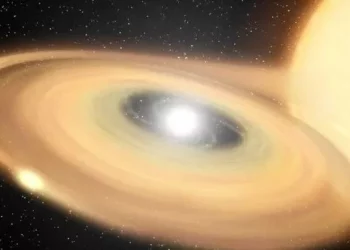 A cataclysmic pair of stars has been discovered, which moves at record speed