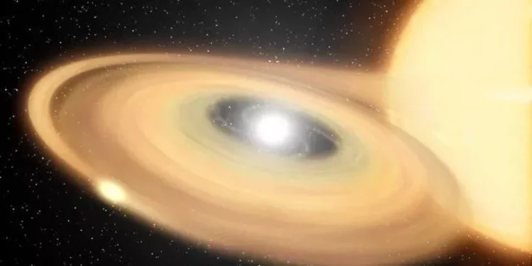 A cataclysmic pair of stars has been discovered, which moves at record speed A cataclysmic pair of stars has been discovered, which moves at record speed