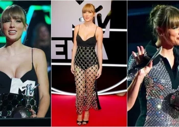 “The best artist of the year” – Taylor Swift appeared at the MTV EMA awards in a dress by David Koma