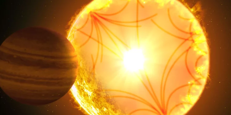 Alien planet found spiraling to its doom around an aging star Alien planet found spiraling to its doom around an aging star