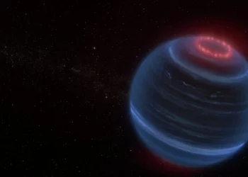 Webb finds signs of possible aurorae on isolated brown dwarf