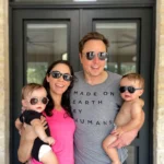Elon Musk with his children
